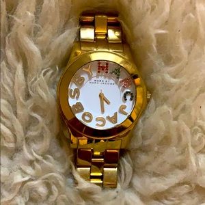 Authentic Marc Jacobs Rainbow Stoned Watch